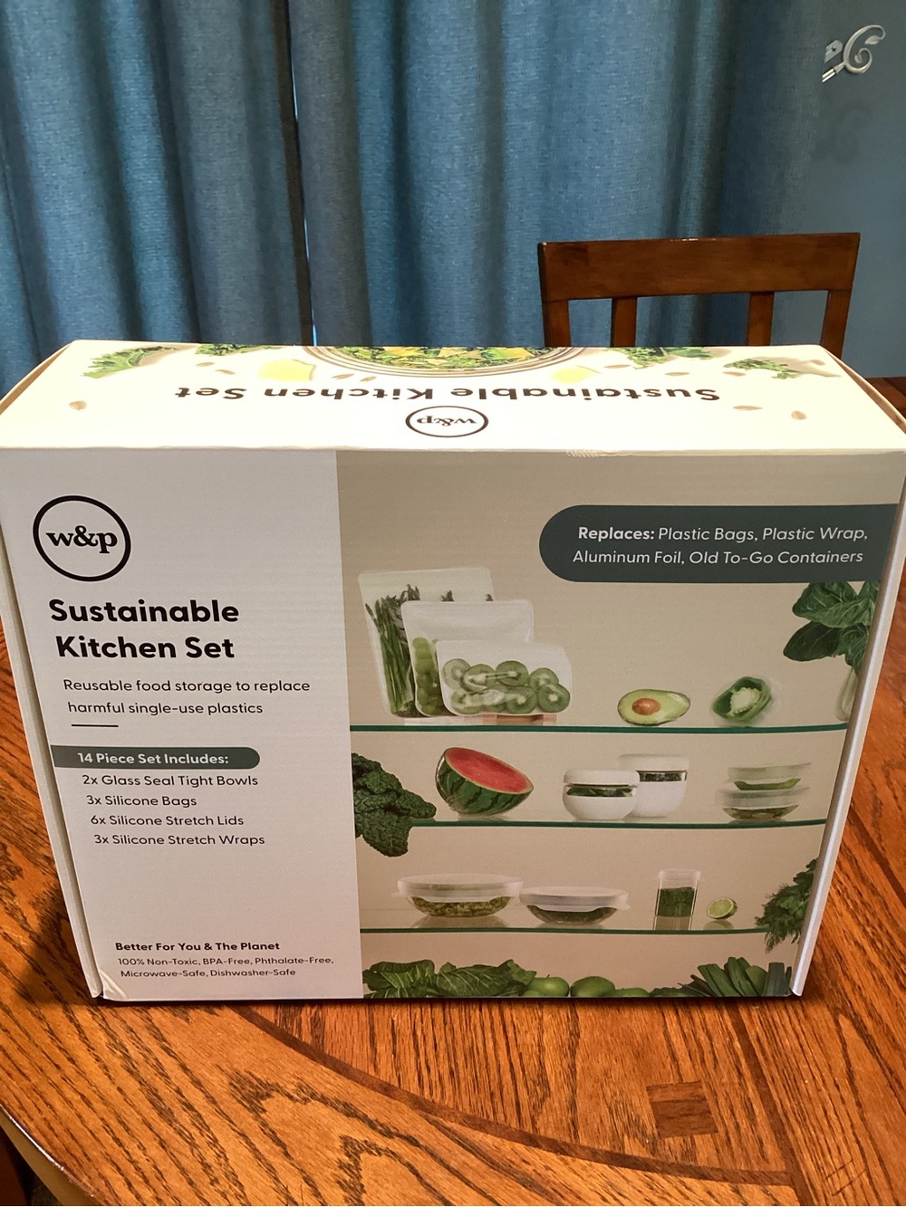 w&p Sustainable Kitchen Set - White Reusable Food Storage